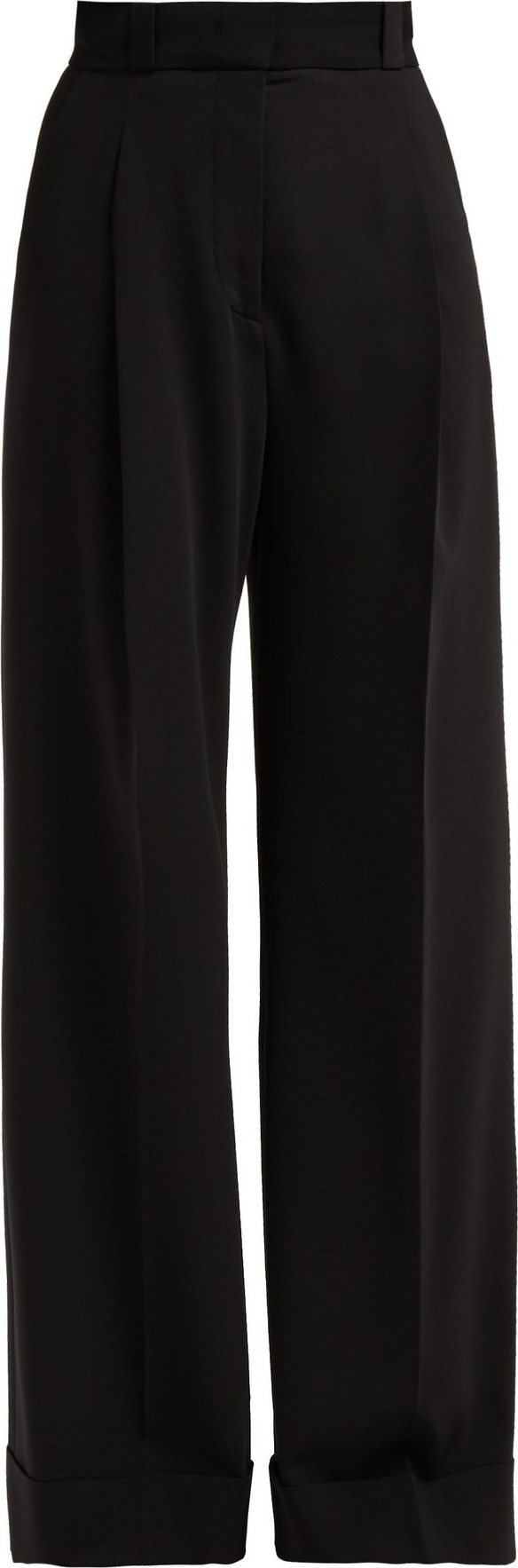 See By Chloé High-rise tailored crepe trousers