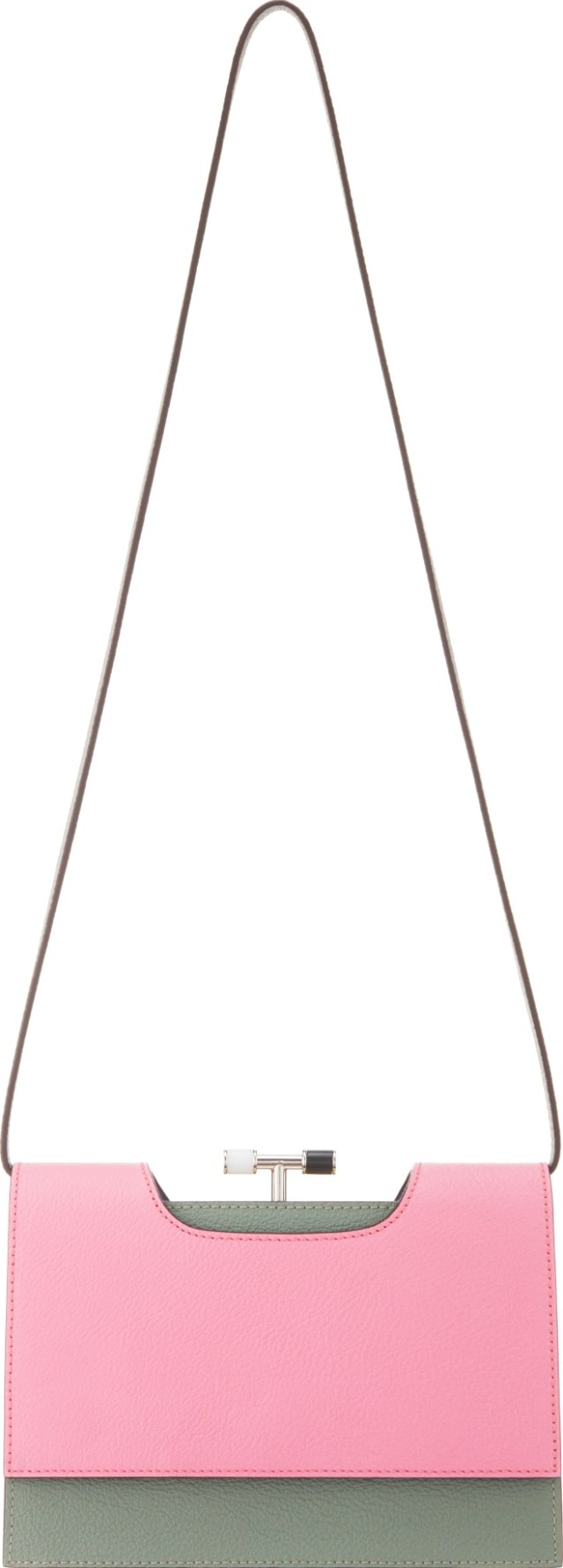 The Volon Chateau Colorblock Leather Shoulder Bag