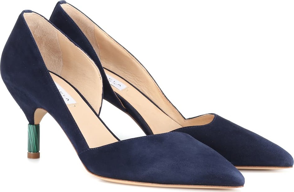 Gabriela Hearst Luza suede pumps