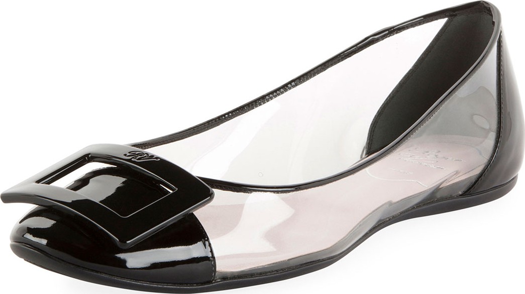 Roger Vivier Gommette PVC Ballet Flats