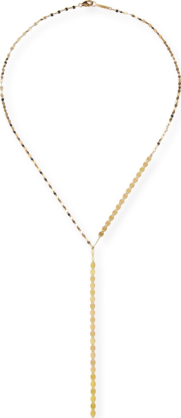 Lana Nude Lariat Disc Necklace