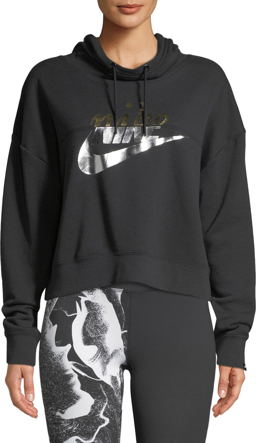 Nike Rally Metallic-Logo Hoodie