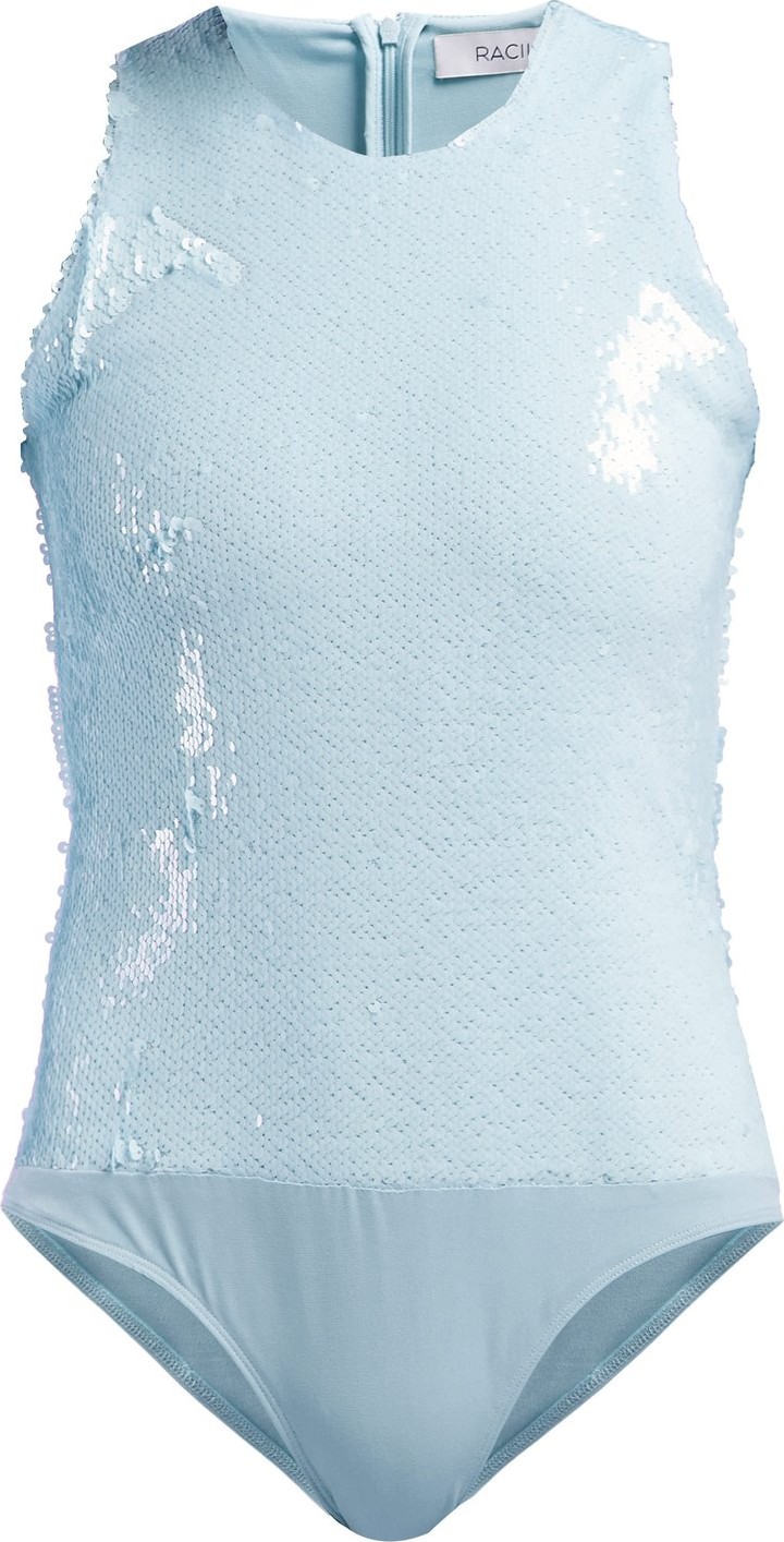 Racil Fonda sequinned body