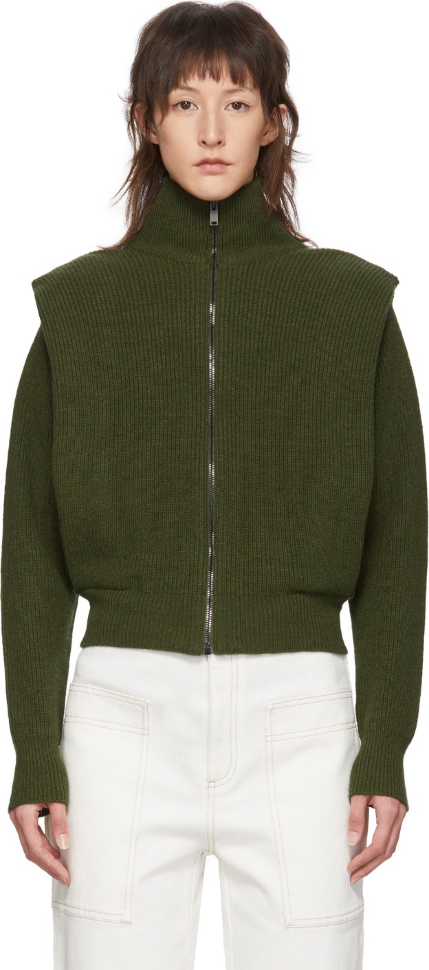 Stella McCartney Green Wool Sweater