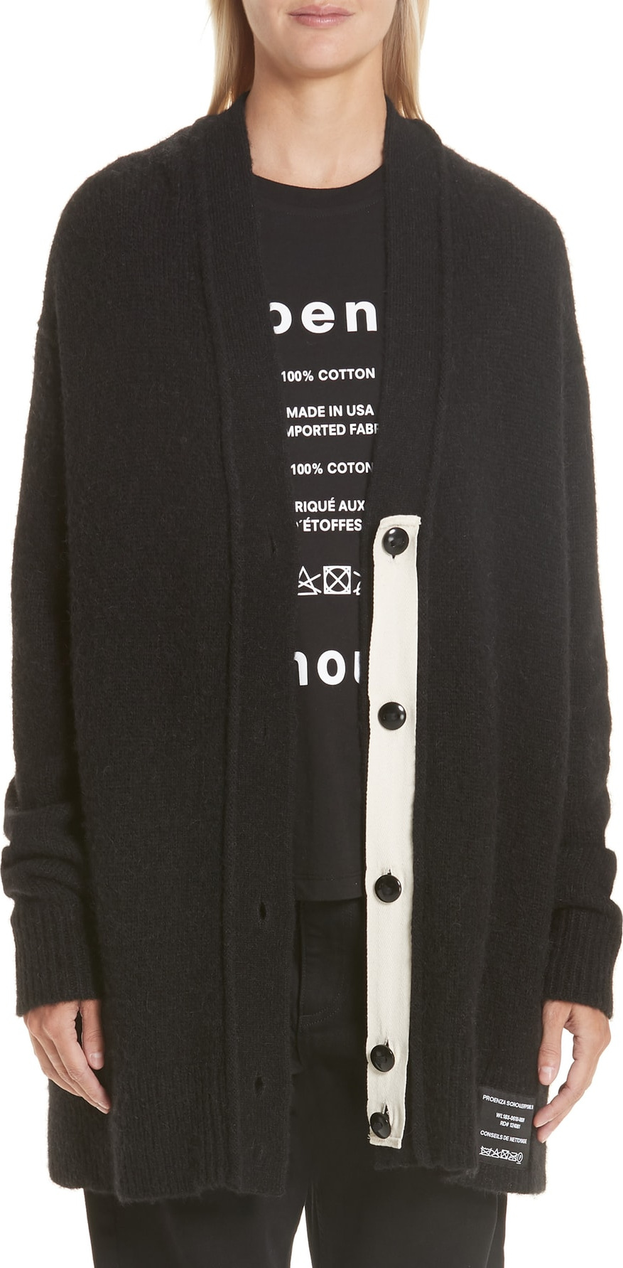 Proenza Schouler Cadi Alpaca & Wool Blend Cardigan