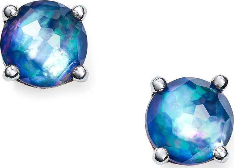 IPPOLITA Silver Rock Candy Mini Stud Earrings