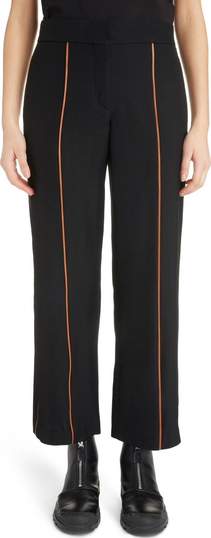 LOEWE Leather Piping Pants