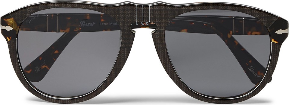 Persol Aviator-Style Acetate Polarised Sunglasses