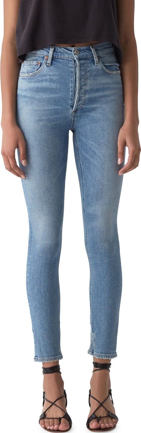 Agolde Nico High-Rise Slim Fit Jeans