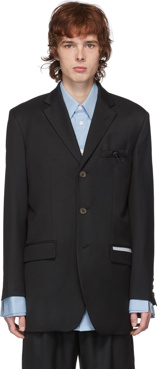 ADER error Black Kustic Jacket