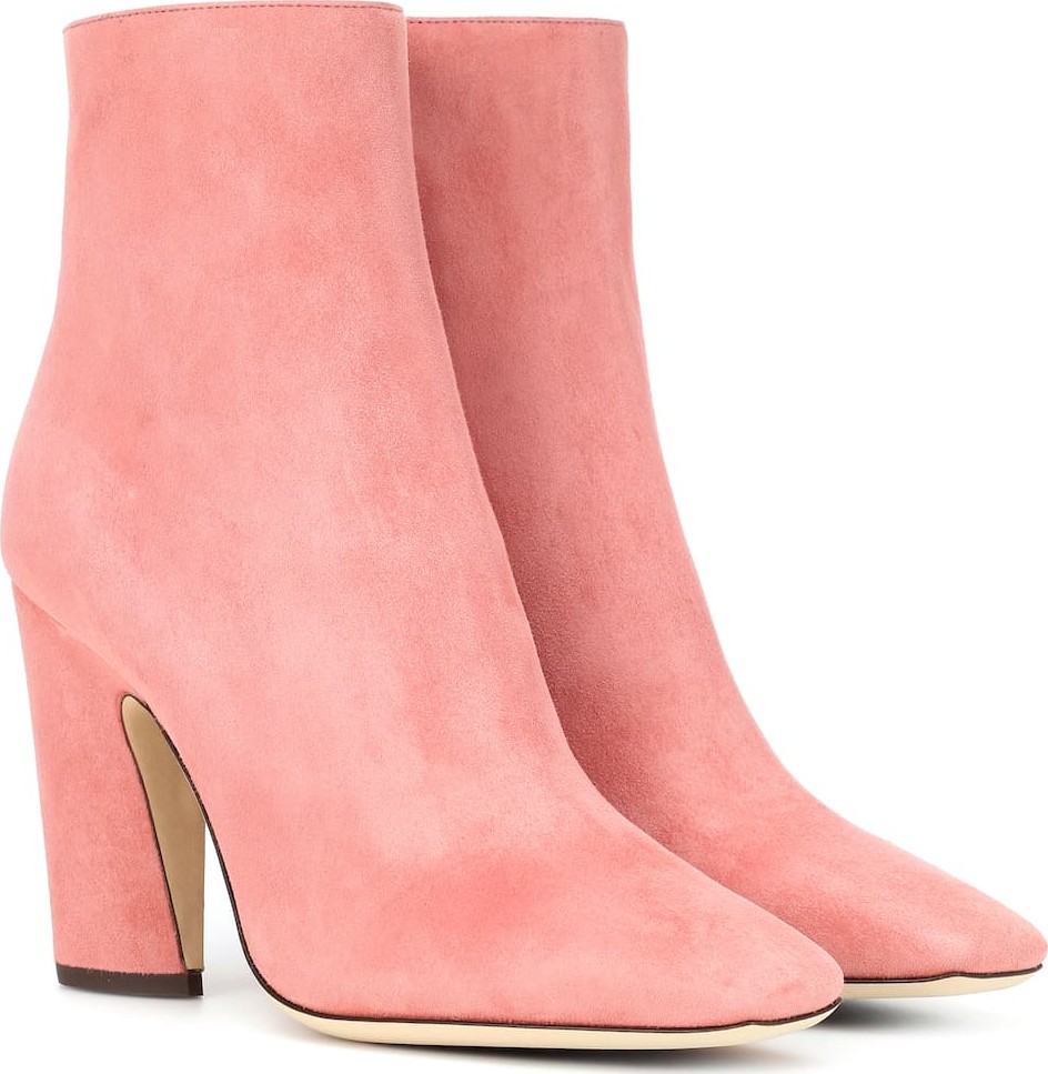 Jimmy Choo Mirren 100 suede ankle boots