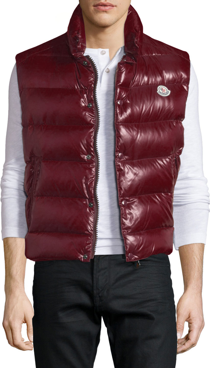 Moncler Tib Shiny Puffer Vest