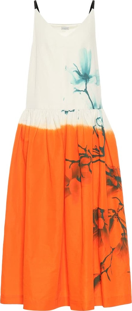 Dries Van Noten Cotton and linen dress