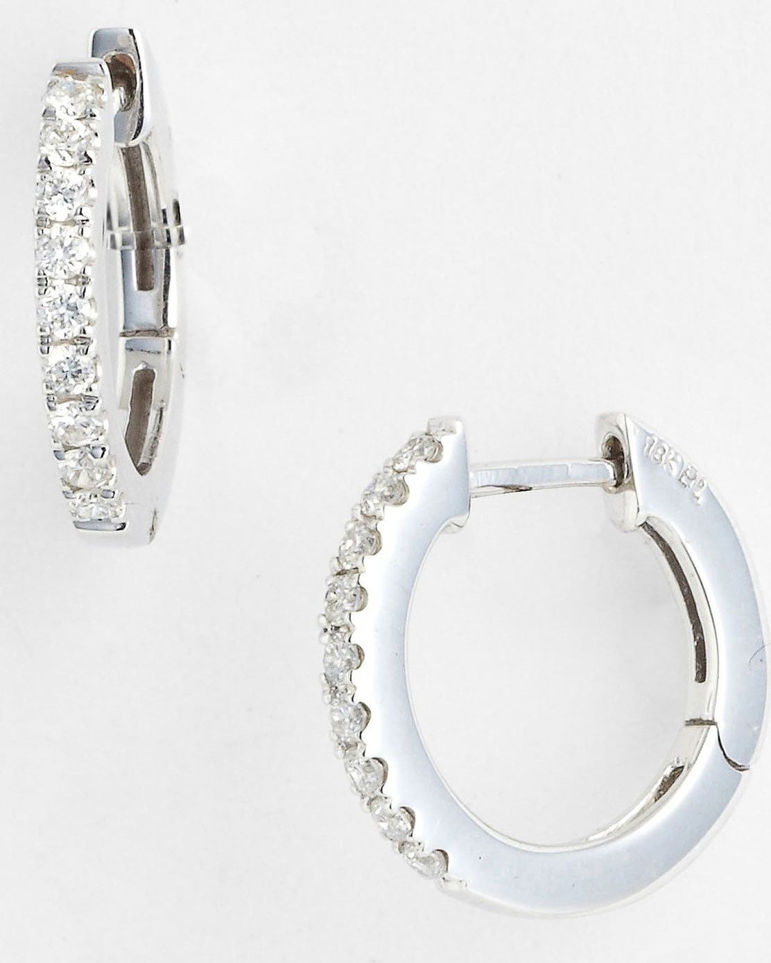 Bony Levy Diamond Hoop Earrings