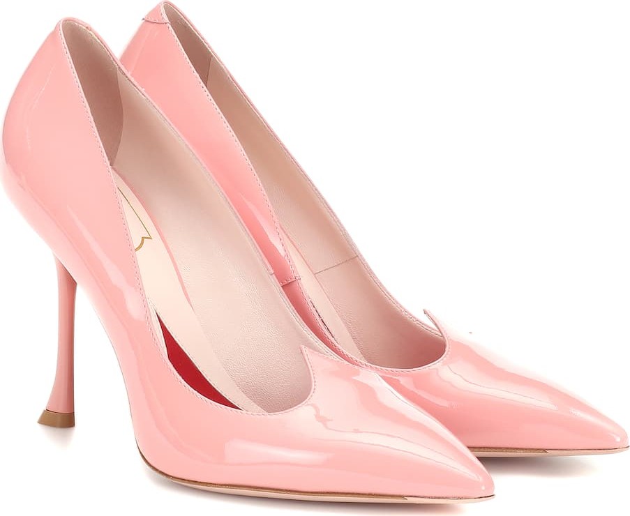Roger Vivier I Love Vivier patent leather pumps