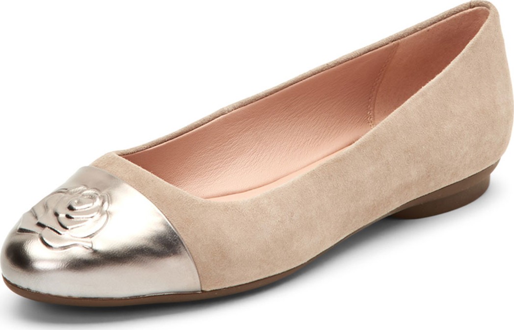 Taryn Rose Annabela Suede Ballet Flats
