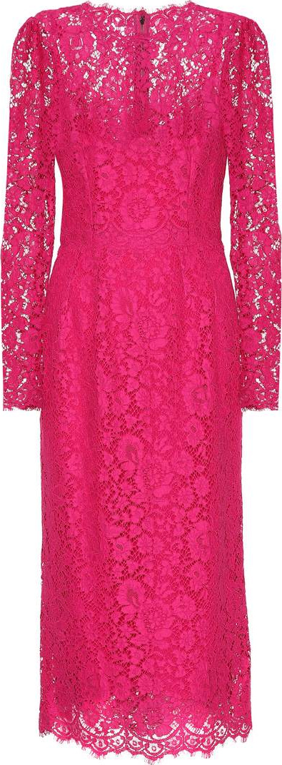 Dolce & Gabbana Floral lace dress