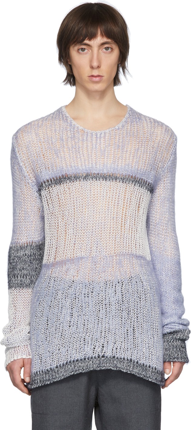 Oamc Purple Auburn Sweater Oamc Purple Auburn Sweater