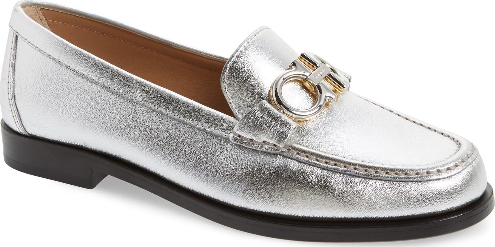 Salvatore Ferragamo Rolo Reversible Bit Loafer