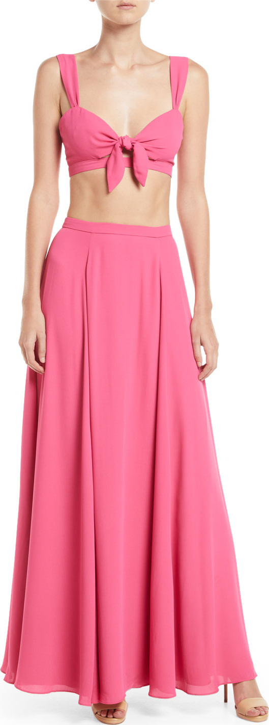 Fame and Partners The Elsie Two-Piece Crop Top & Skirt Set
