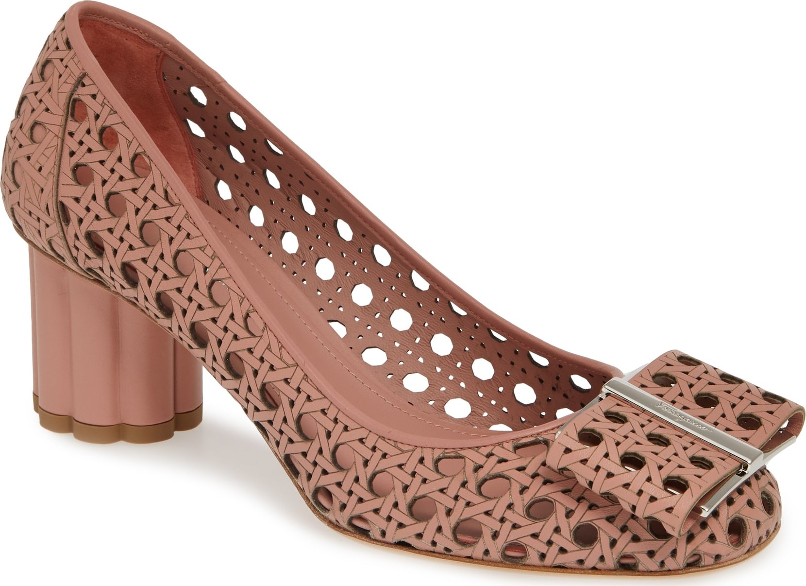 Salvatore Ferragamo Capua Perforated Pump