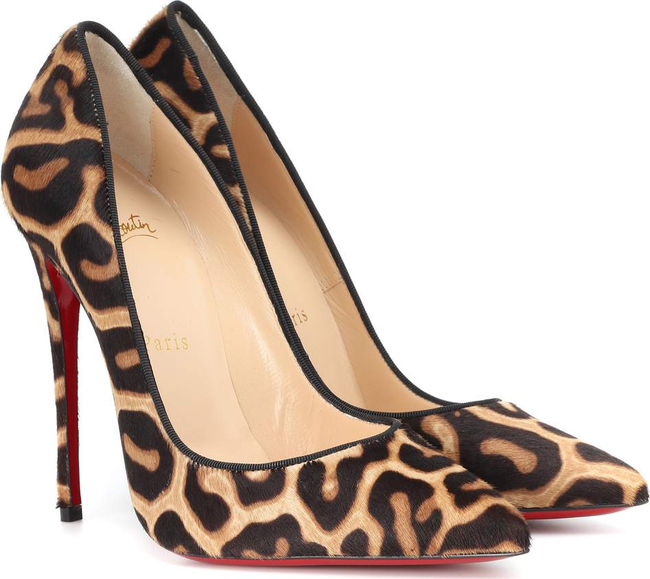 Christian Louboutin So Kate 120 calf hair pumps