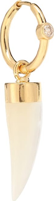 Theodora Warre Tooth gold-plated earring