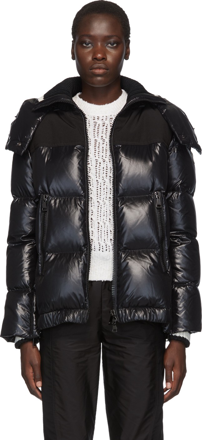 Moncler Black Wouri Hooded Down Jacket