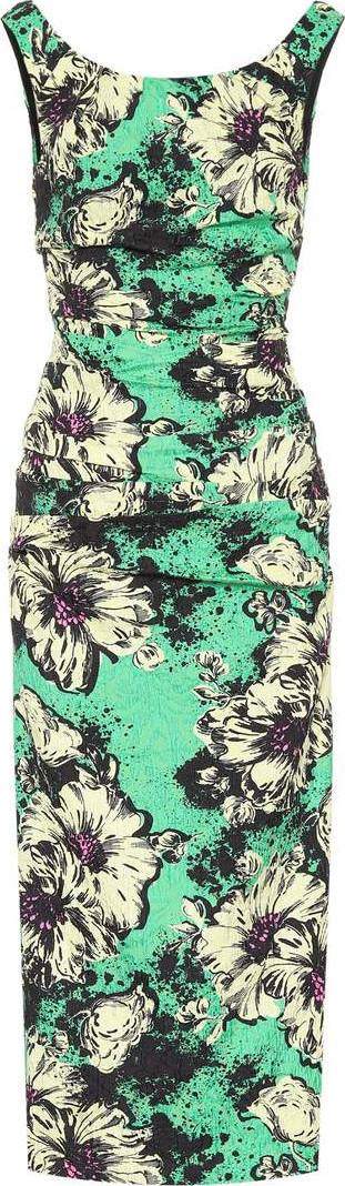 Miu Miu Floral cloqué dress