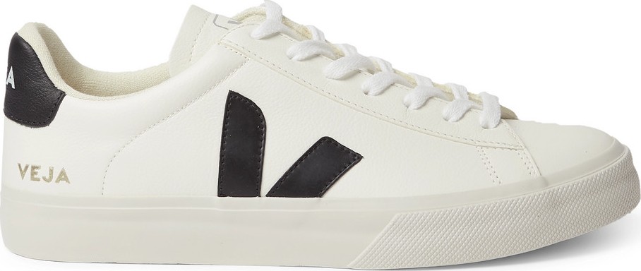 Veja Campo Rubber-Trimmed Leather Sneakers