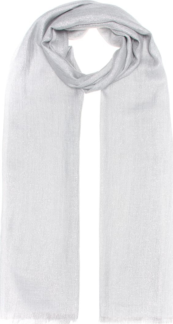 Brunello Cucinelli Cashmere and silk-blend scarf