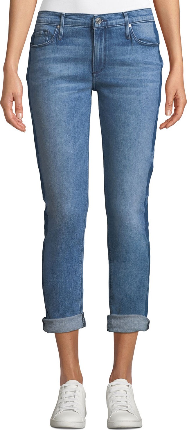 Black Orchid Harper Skinny Boyfriend Jeans with Star Details