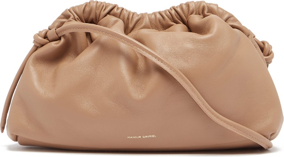 Mansur Gavriel Mini Cloud leather clutch bag