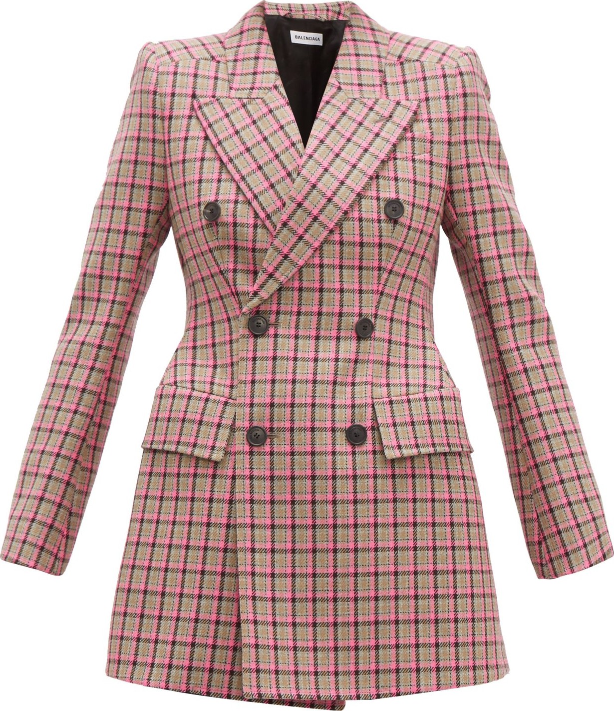 Balenciaga Hourglass double-breasted wool blazer