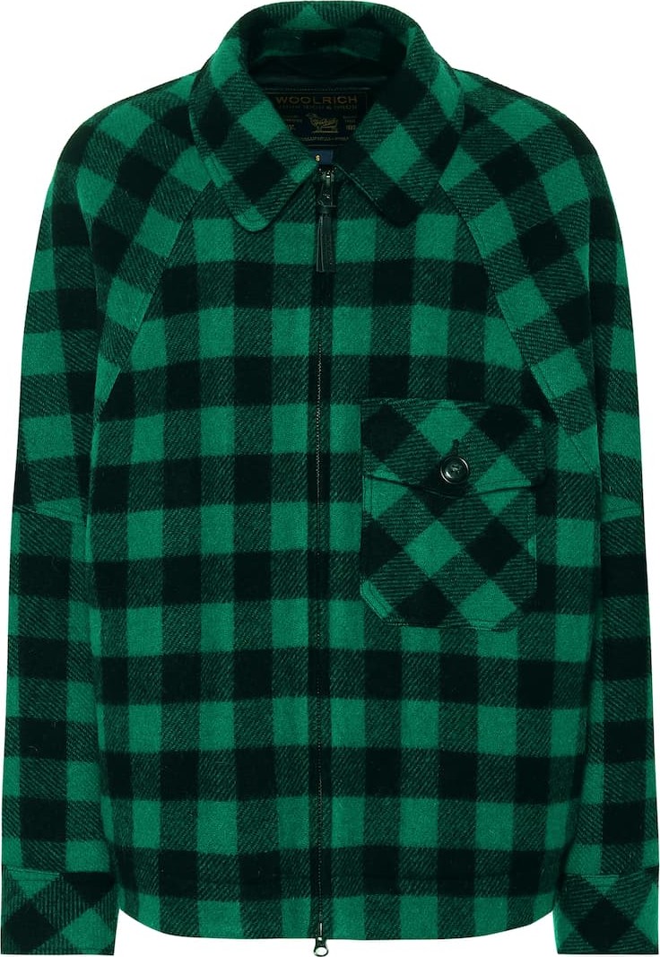 Woolrich Exclusive to Mytheresa – checked wool-blend jacket