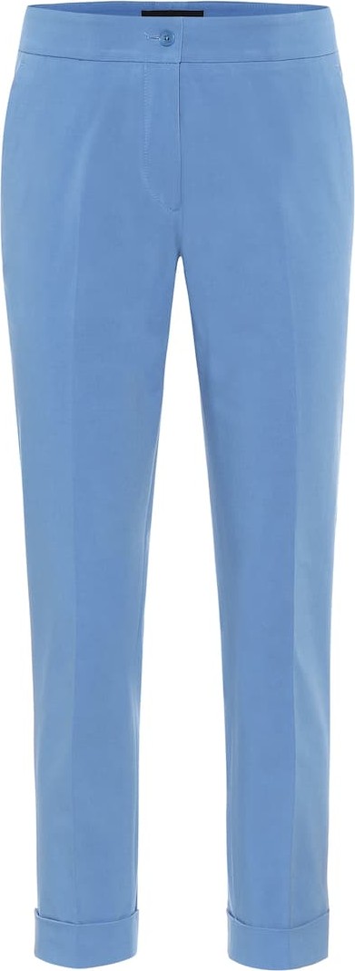 Etro Mid-rise stretch-cotton pants
