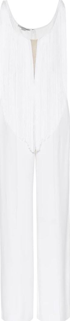 Stella McCartney Danika fringe cady jumpsuit
