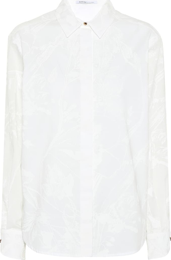 Agnona Printed cotton shirt