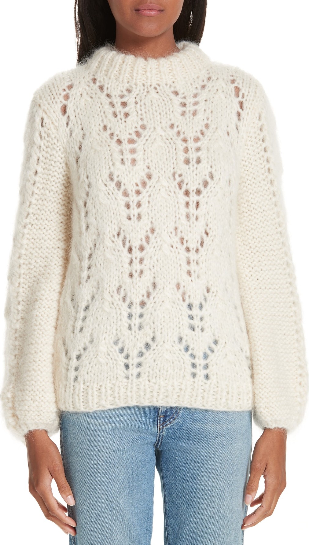 Ganni Mohair & Wool Sweater