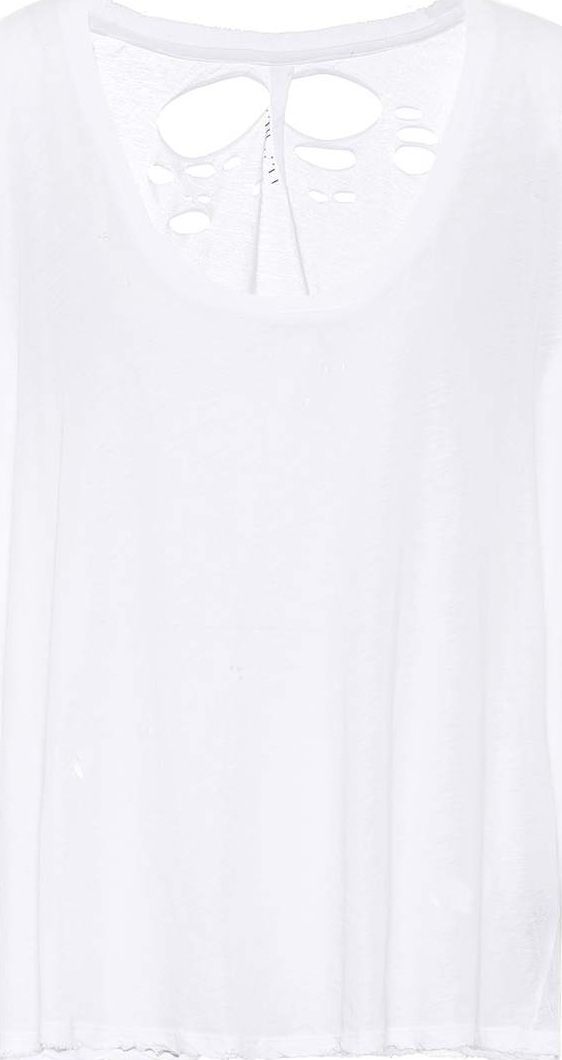 Unravel Distressed cotton T-shirt