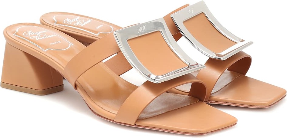 Roger Vivier Bikiviv' 45 leather sandals