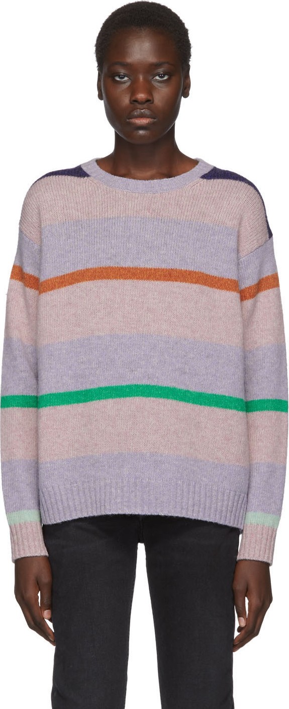 Acne Studios Purple Shetland Kalexia Sweater