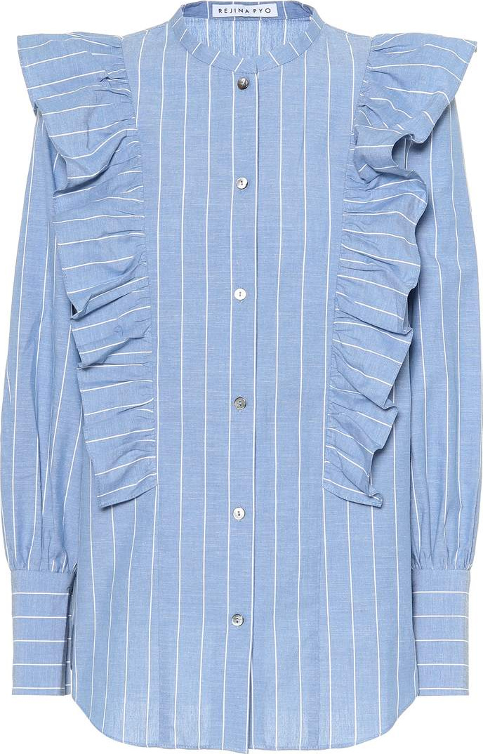 Rejina Pyo Isla cotton and linen shirt
