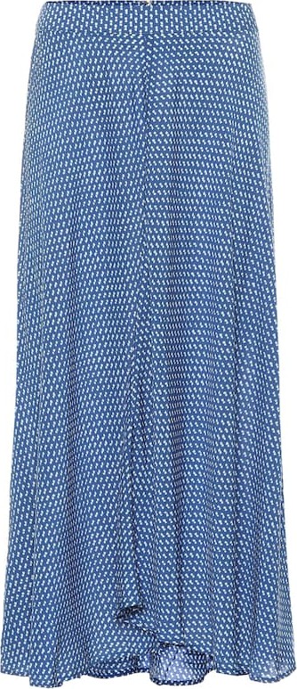 Velvet By Graham & Spencer Titania printed midi skirt