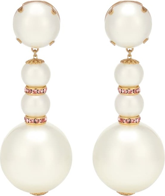 Dolce & Gabbana Embellished drop earrings