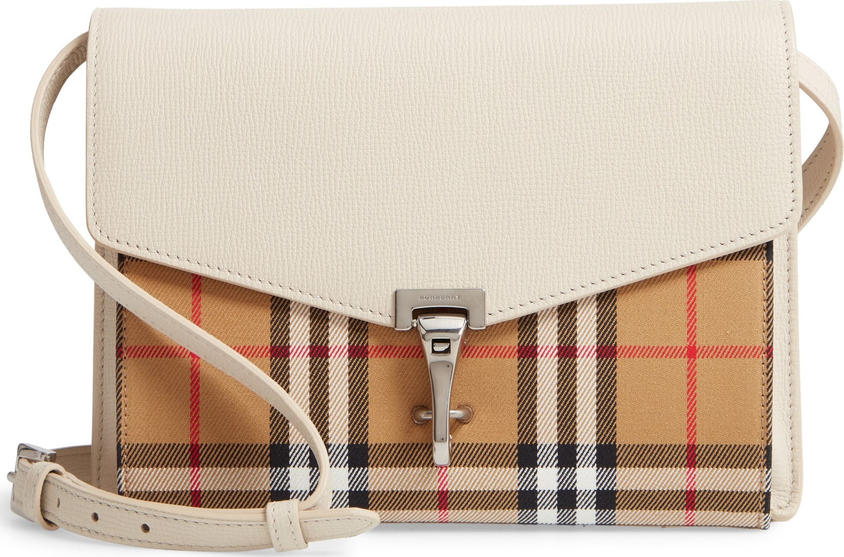 Burberry London England Small Macken House Check Crossbody Bag