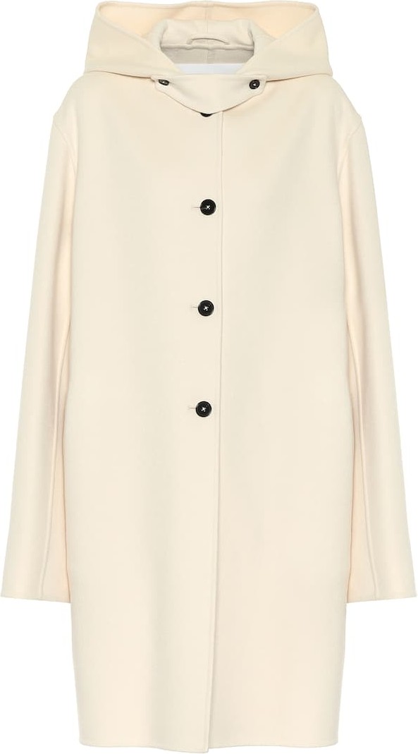Jil Sander Hooded cashmere coat