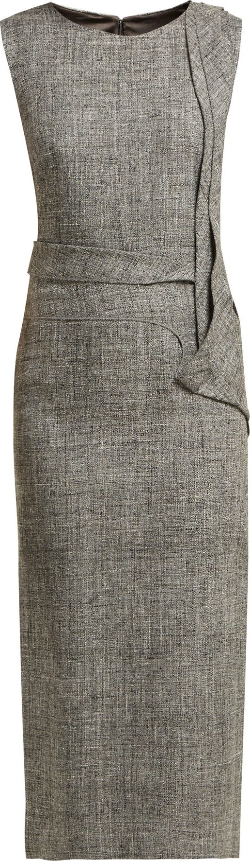 Carl Kapp Nectar folded-panel midi dress