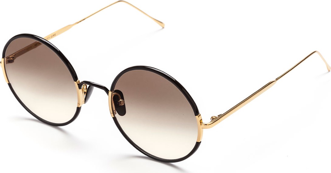 Sunday Somewhere Yetti Round Acetate & Titanium Sunglasses