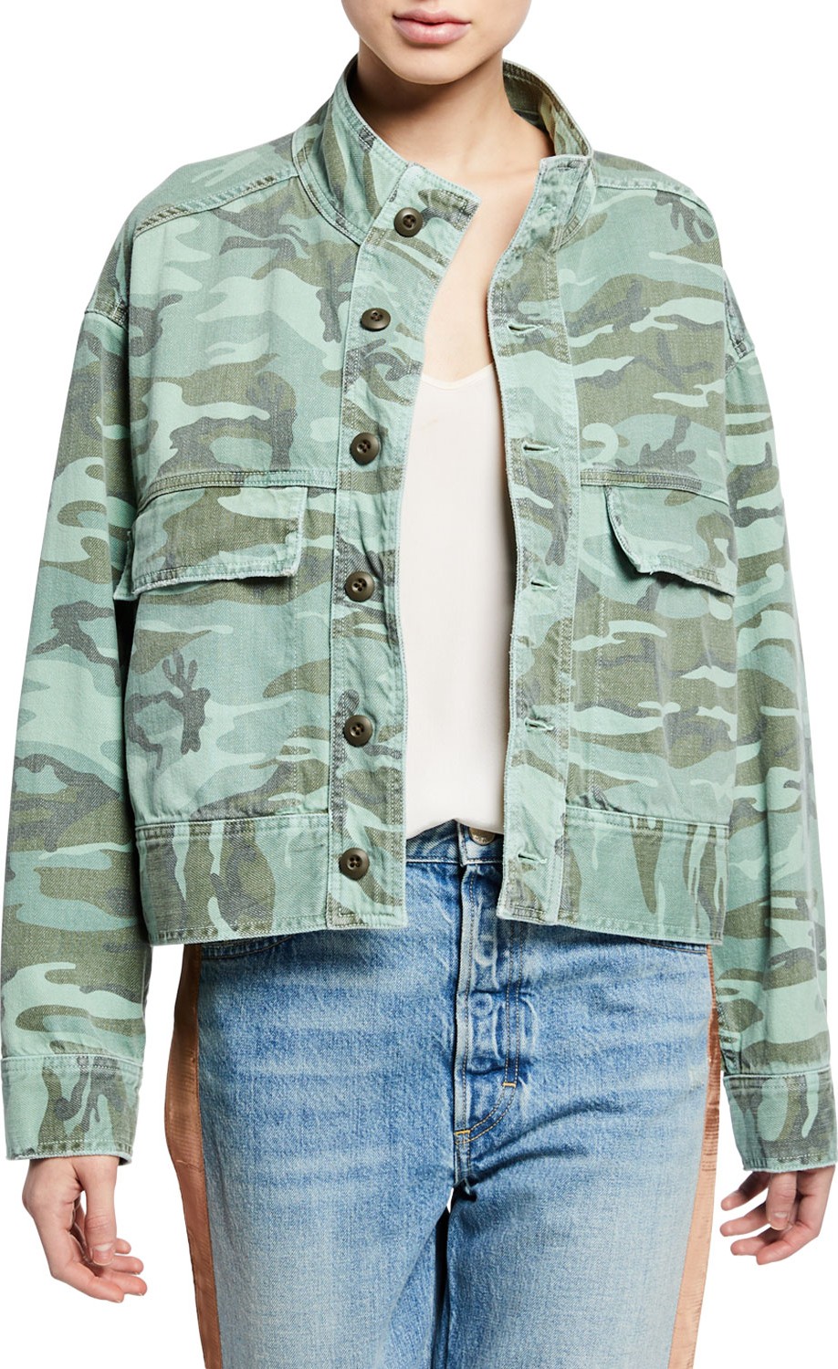 AMO Army Patch Camo Jacket
